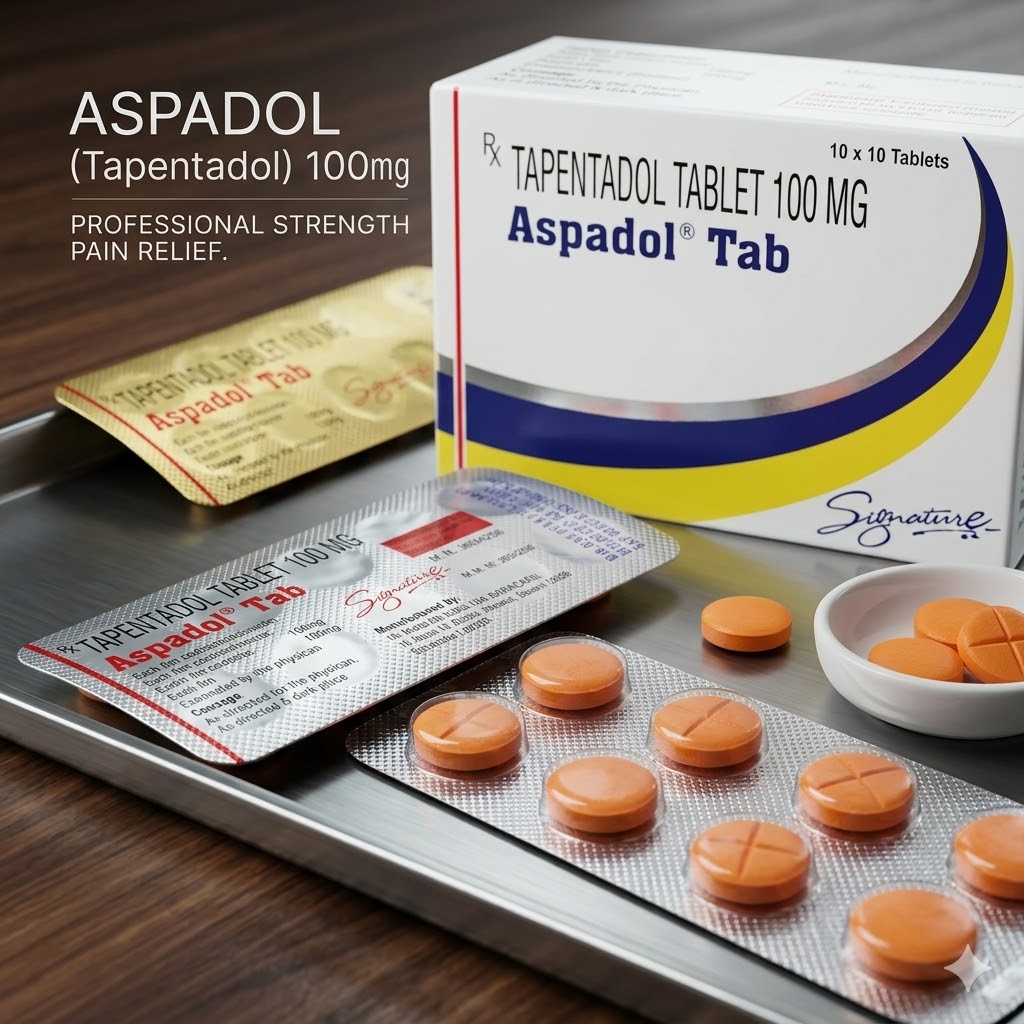 Buy Aspadol (Tapentadol) 100mg Online | Secure 24/7 Store & Fast Delivery - SunBedBooster